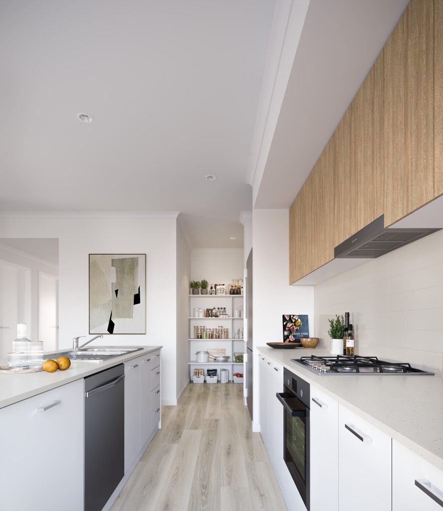 Build To Rent Geelong Townhouse Kitchen and Pantries